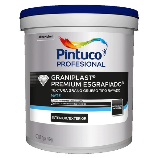 Graniplast® Premium Esgrafiado® Blanco Tambor