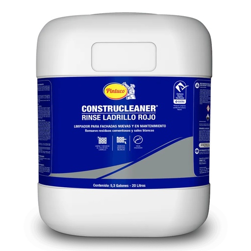 Aquablock Rinse Ladrillo Rojo Transparente Tambor