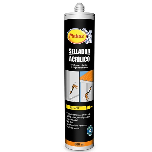 Pintuco® Sellador Acrílico Blanco Cartucho