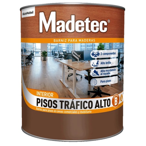 Madetec Pisos Tráfico Alto Componente B Cuarto