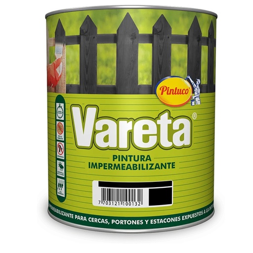 Vareta® Negro Cuarto