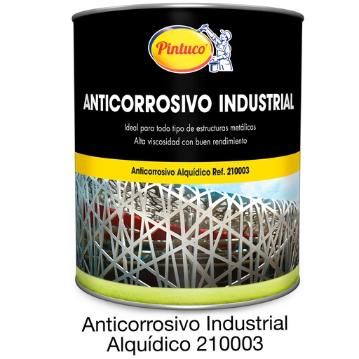 Anticorrosivo Alquídico Industrial Gris Caneca