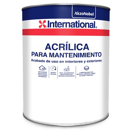 Acrílica para Mantenimiento Mate Naranja Galón