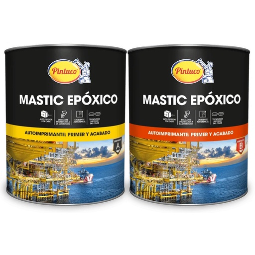 Mástic Epóxico Altos Sólidos Catalizador Crema de Rápido Secado Comp. B Galón
