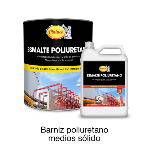 Medios Sólidos Barniz Incoloro Comp. A Galón