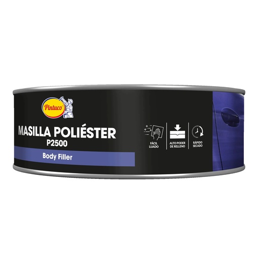 Masilla Poliéster P2500 Alta Lijabilidad Cuarto