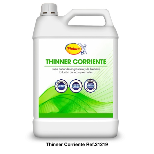 Thinner Corriente y Ajustadores para limpieza Tambor