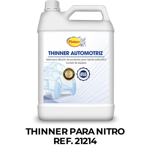 Thinners y Ajustadores Automotrices Thinner para Nitro Tambor