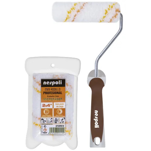 Mini Rodillo Profesional Blanco 4 Pulg