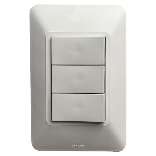 INTERR TRIPLE CONMU 10A BLA ELIT *684023