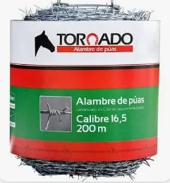 ALAMBRE PUAS Cal 16.5 Rollo 200 mts