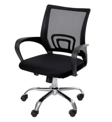 Silla Tipo Ergonómica Negra 3310 para Oficina y Escritorio 95×60×45cm