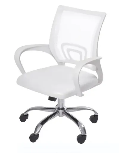 Silla de Oficina Tipo Ergonómica 3310 Blanca 95x60x45 Blanca